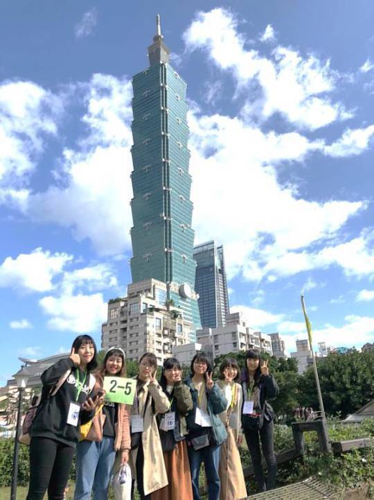 ▲國際觀光大須熟悉日本高中生最喜歡的台北旅遊景點。