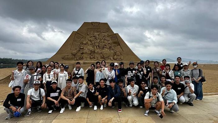 【最新消息】景文科大旅遊系外籍生迎新活動暢遊東北角 深化「臺式」友誼圖片