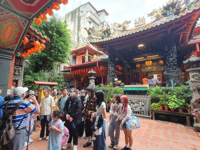 【最新消息】景文科大旅遊系觀光導覽課程  訓練八校高中生 展現台灣熱情接待力圖片